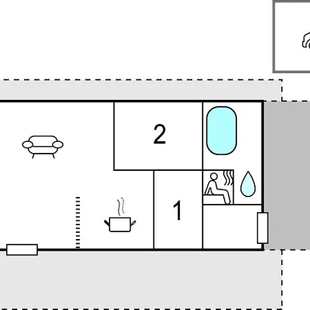 Gorgeous Home In Lokken With Sauna *